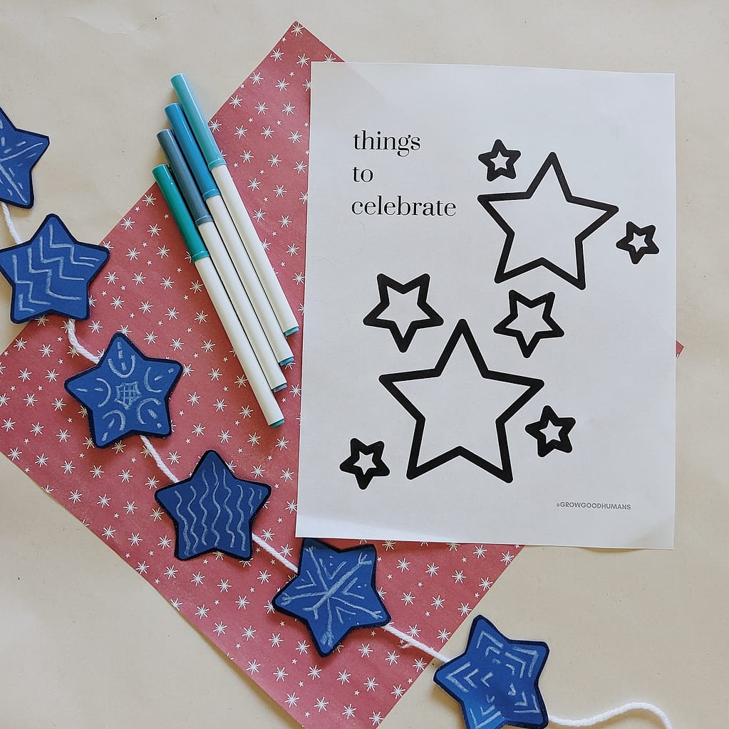 July Fourth Printable _ Material Flat Lay _ Abbie Ulstad _ GGH