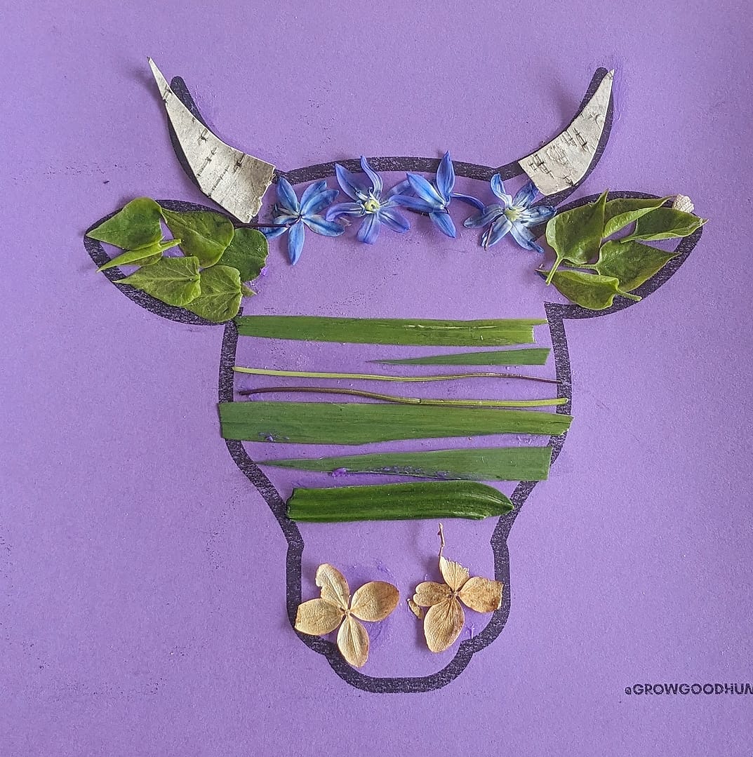 Completed Bull Collage _ Bull Collage for Taurus Season _ Abbie Ulstad _ GGH