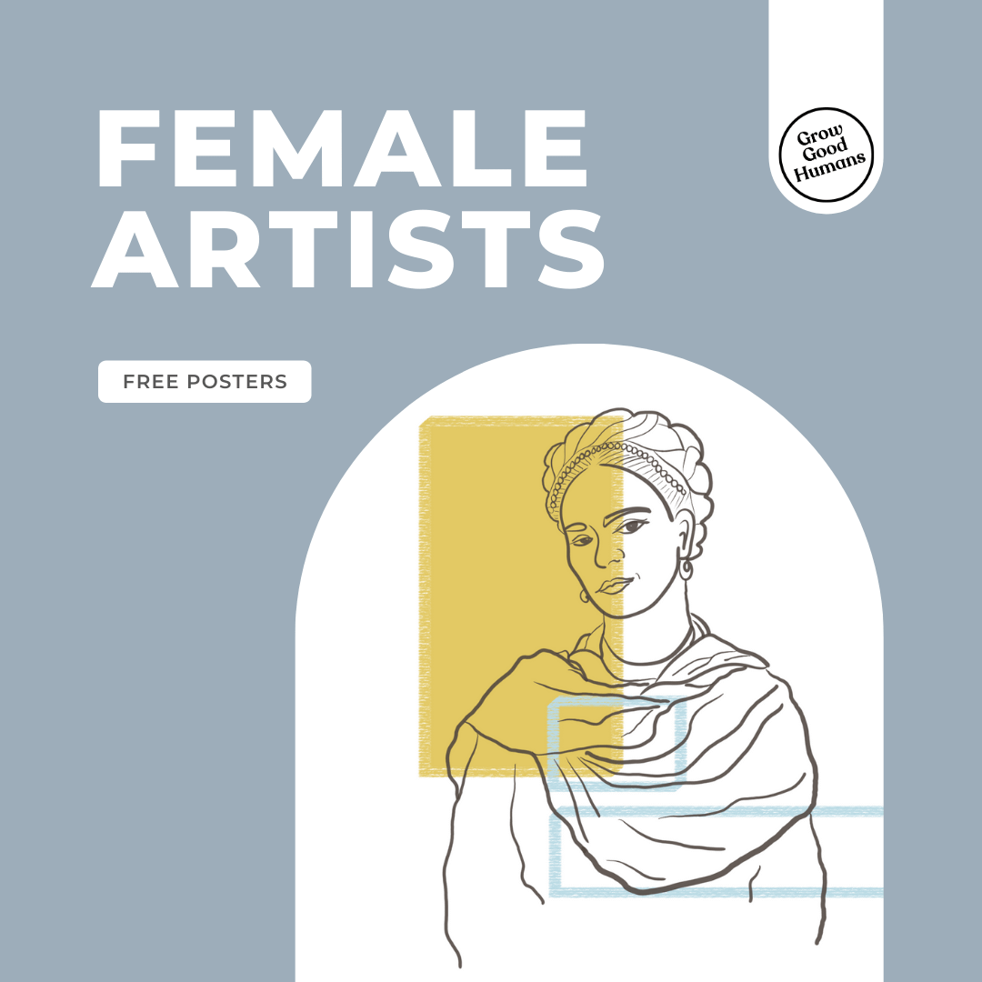 Female Artists Affirmation Posters by Abbie Ulstad of GGH