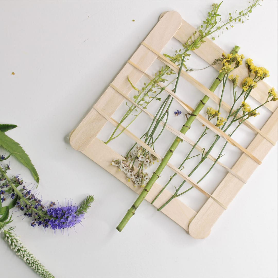Nature Weaving Flat Lay by Abbie Ulstad Grow Good Humans
