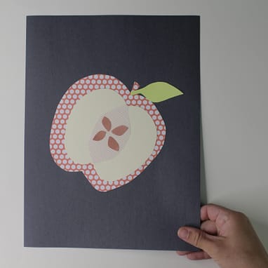 Apple Paper Photo Frames - Our Kid Things