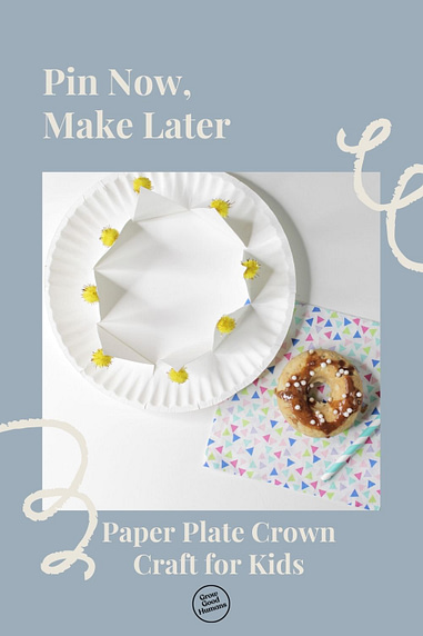 paper plate crown craft