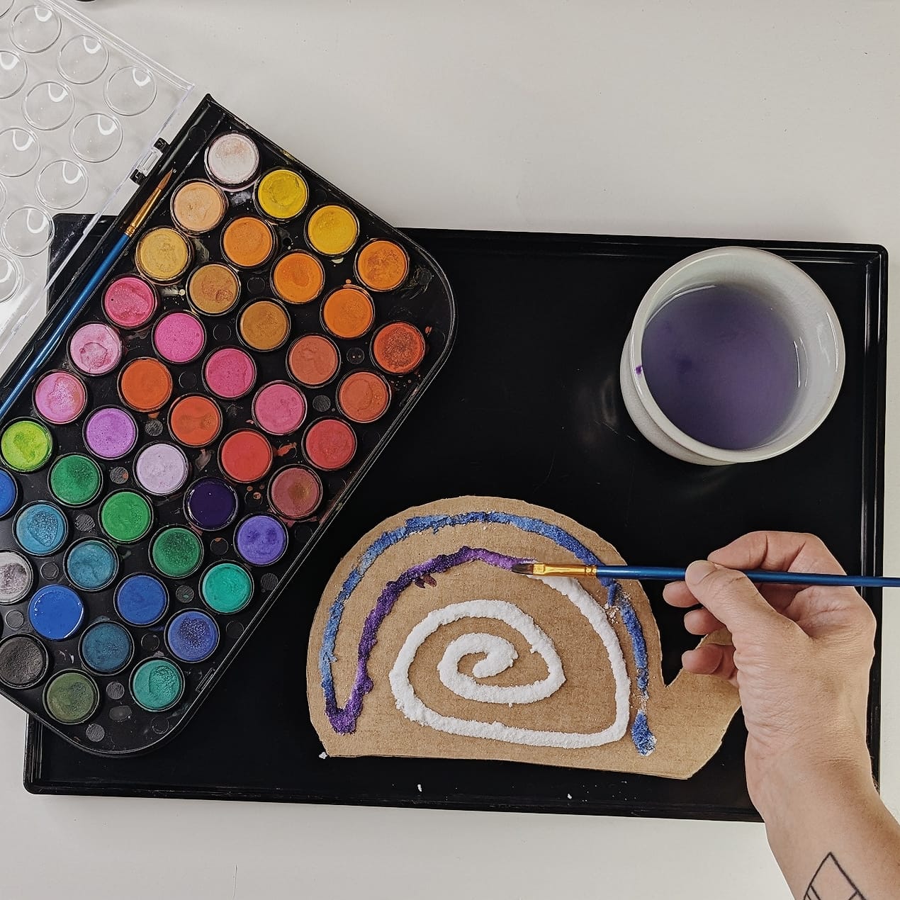Easy and Fun Salt Paintings Craft ⋆ Dream a Little Bigger